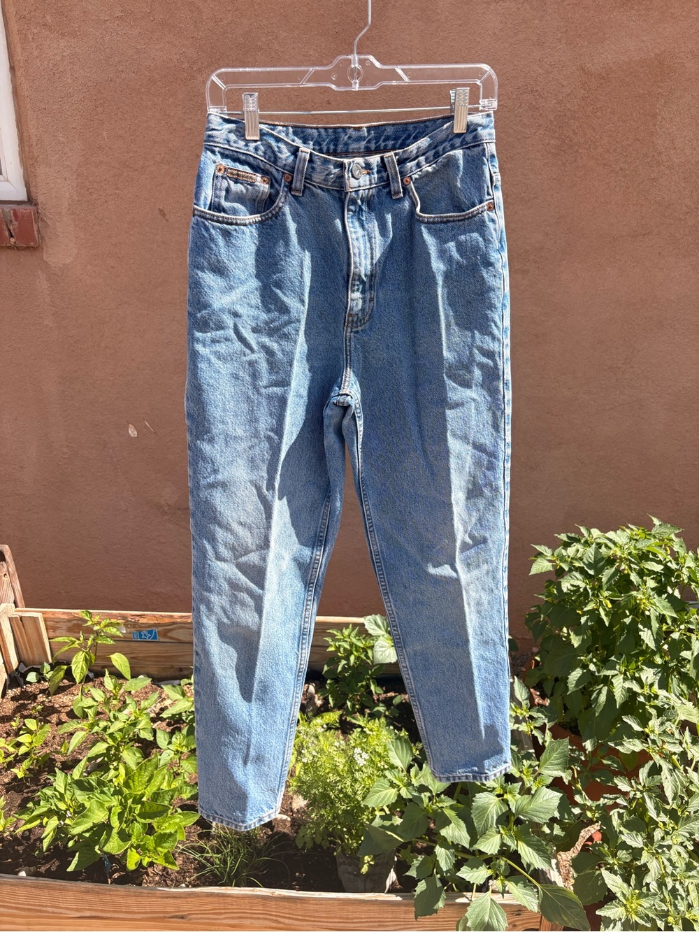 Vintage Calvin Klein Jeans Light Blue Denim High-Rise Straight